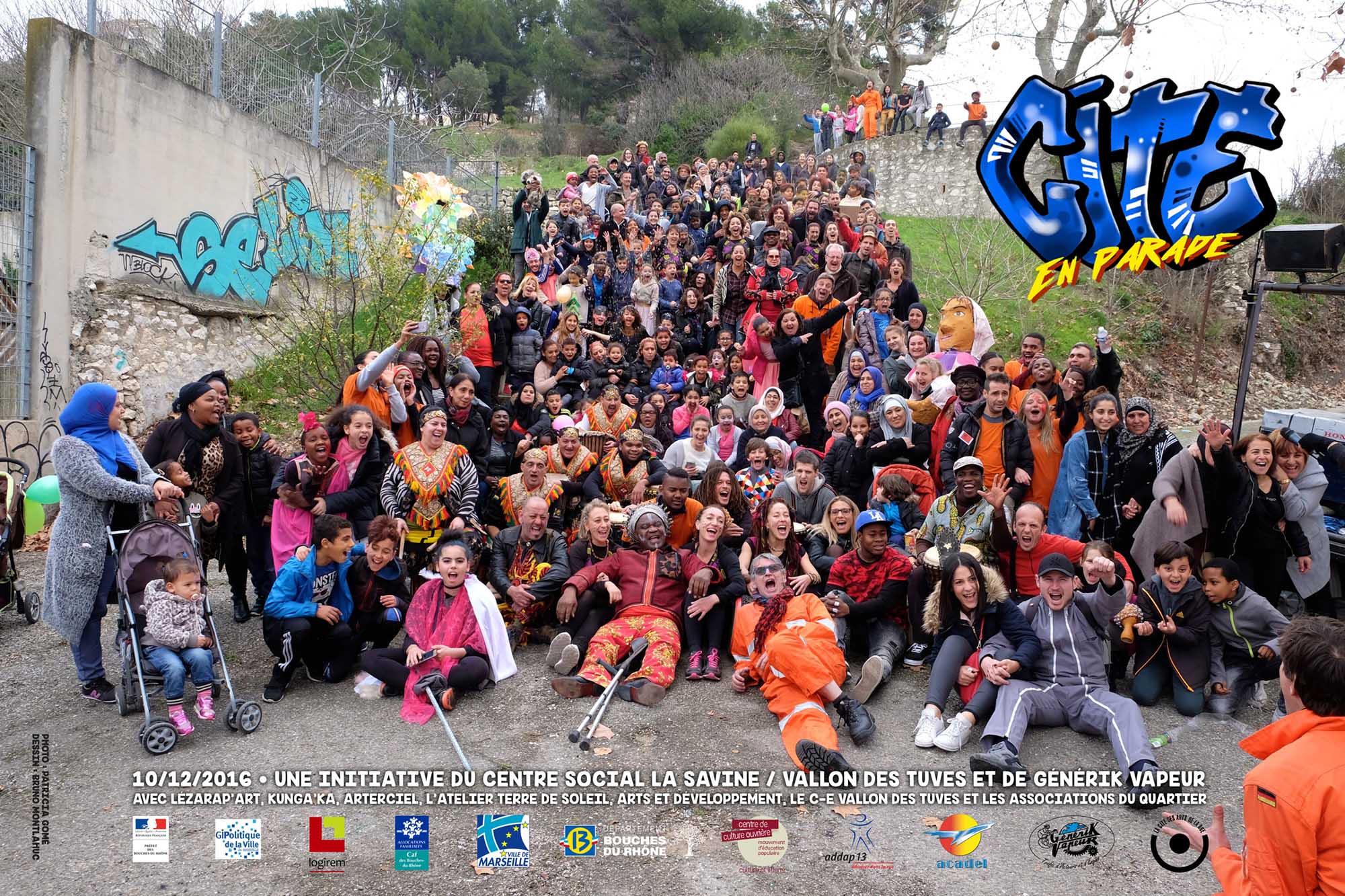 Photo de groupe - La Savine, 2016 © Patricia Gomé